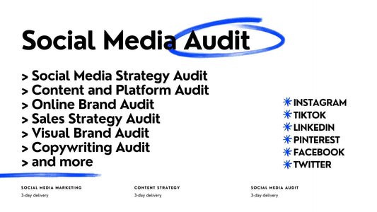 I will social media and content strategy audit for your brand
