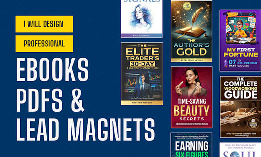 I will design professional PDF, lead magnet, workbook and ebook